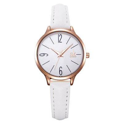 Reloj de Cuero para Mujer Shengke Elegancia Moderna - Image 12