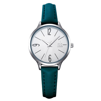 Reloj de Cuero para Mujer Shengke Elegancia Moderna - Image 3