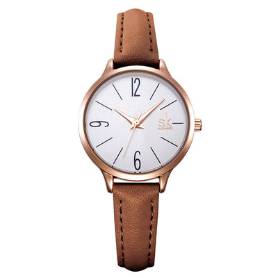 Reloj de Cuero para Mujer Shengke Elegancia Moderna - Image 2