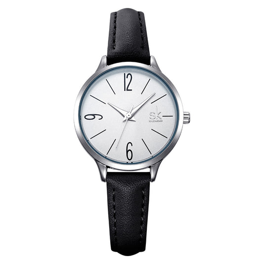 Reloj de Cuero para Mujer Shengke Elegancia Moderna - Image 4