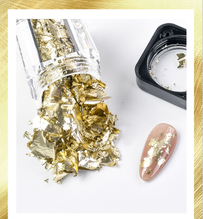 Láminas de Papel Dorado para Decoración de Uñas - Image 3