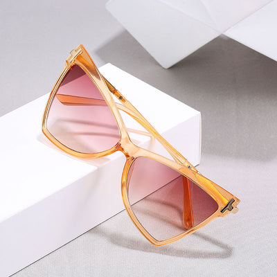 Gafas de Sol Triángulo Estilo Cat Eye Color Océano - Image 10