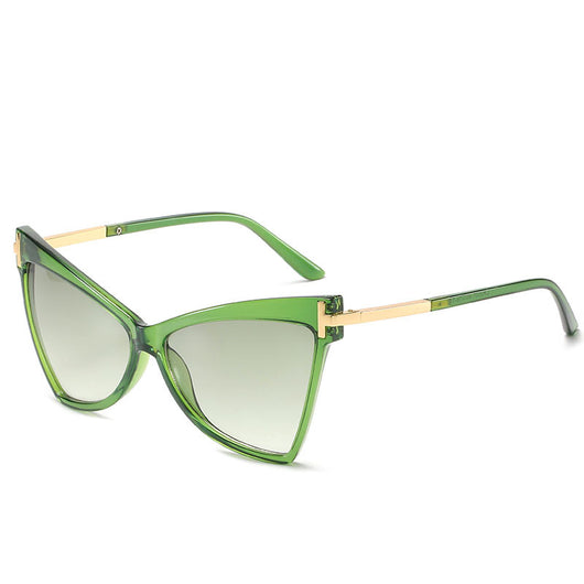 Gafas de Sol Triángulo Estilo Cat Eye Color Océano - Image 12