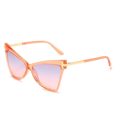 Gafas de Sol Triángulo Estilo Cat Eye Color Océano - Image 8