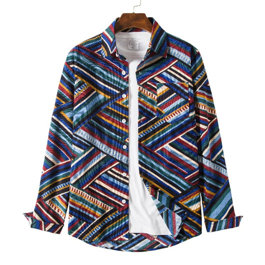 Camisa Étnica Holgada Talla Plus - Estilo Casual Versátil - Image 12