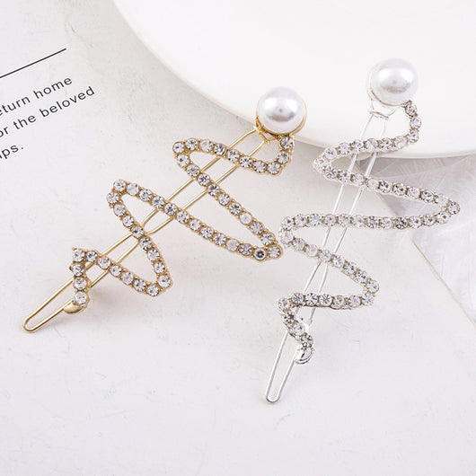 Pinza para Cabello con Palabras y Perlas - Accesorio para Flequillo - Image 8