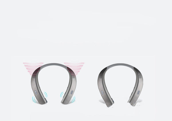 Auricular Bluetooth Deportivo Montable en Cuello con Altavoz Estéreo