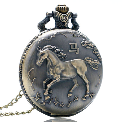 Reloj de Cuarzo con Grabado Animal 3D Vintage - Image 6