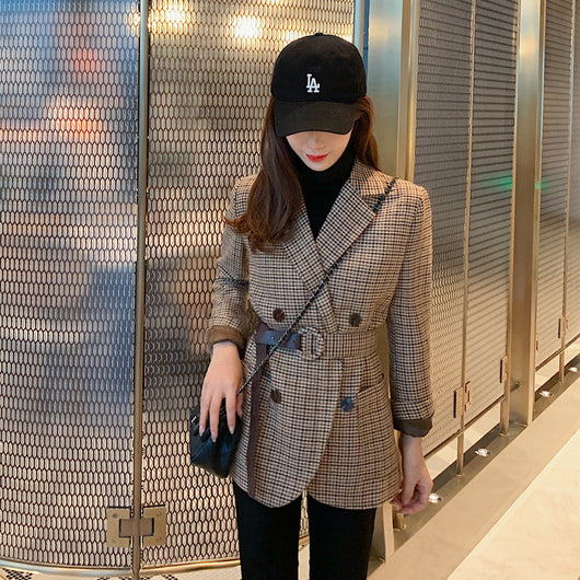 Blazer Cuadrille para Mujer con Encaje - Otoño Invierno - Image 11