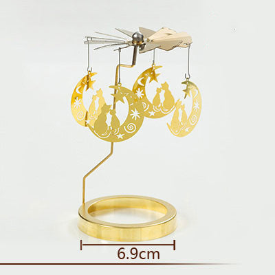Vela Aromática Giratoria con Candelabro Romántico - Image 41