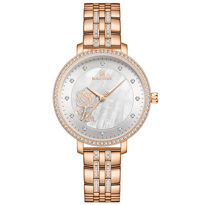 Reloj de Negocios para Mujer NAVIFORCE Lingxiang 5017 - Diseño Minimalista y Elegante