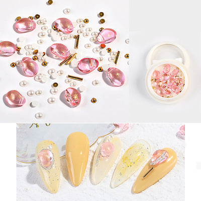 Joyería de Uñas con Cristales, Perlas y Acero - Diseño Mixto Elegante - Image 12