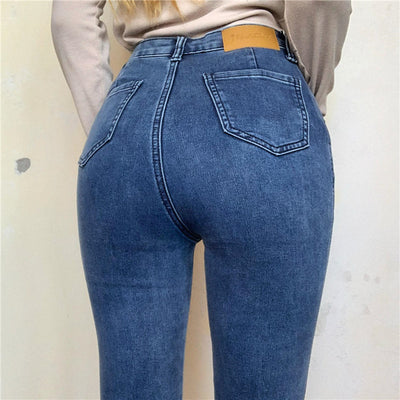 Pantalones Denim Ajustados Lápiz para Mujer - Image 14