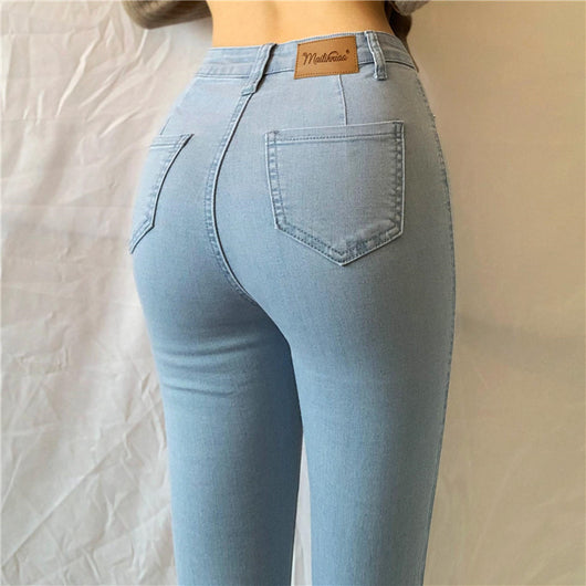 Pantalones Denim Ajustados Lápiz para Mujer - Image 11