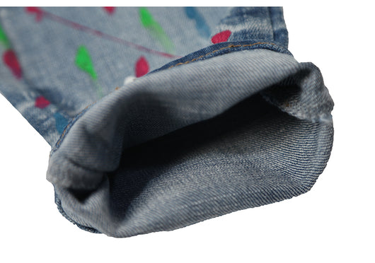 Jeans Slim Stretch Rotos con Detalles de Tinta de Colores - Image 7