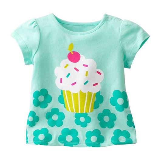 Playera de Algodón de Manga Corta para Niñas - Image 9