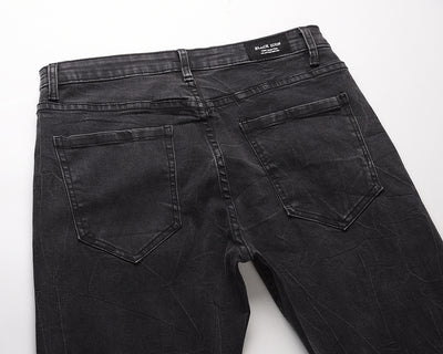 Jeans Slim Fit Efecto Nieve Desteñido - Image 8