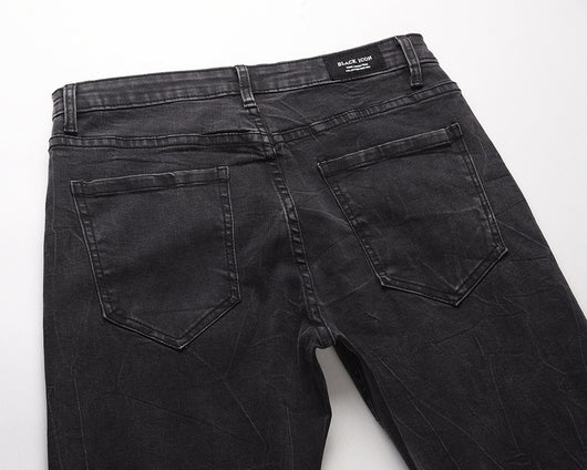 Jeans Slim Fit Efecto Nieve Desteñido - Image 8