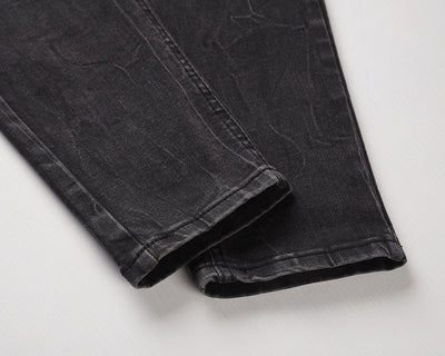 Jeans Slim Fit Efecto Nieve Desteñido - Image 11
