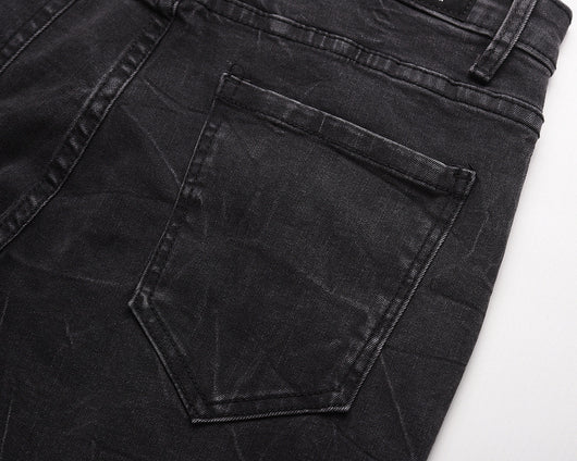 Jeans Slim Fit Efecto Nieve Desteñido - Image 10