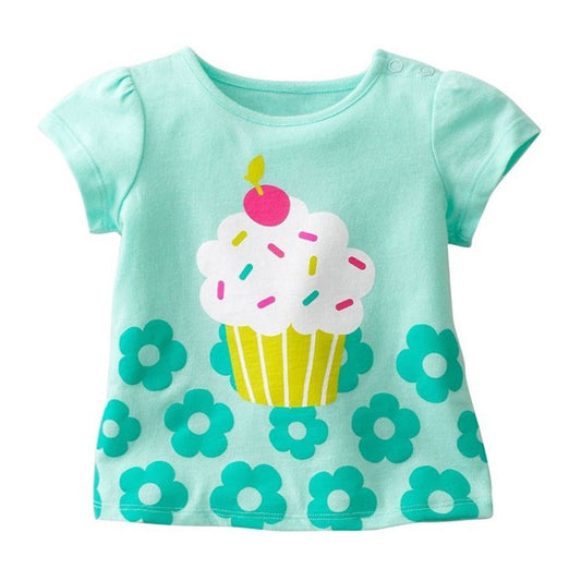 Playera de Algodón de Manga Corta para Niñas - Image 2