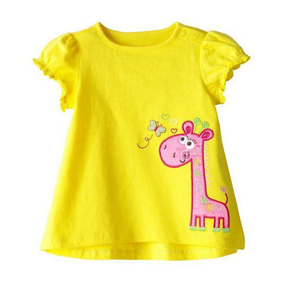 Playera de Algodón de Manga Corta para Niñas - Image 3