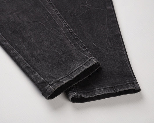 Jeans Slim Fit Efecto Nieve Desteñido - Image 5