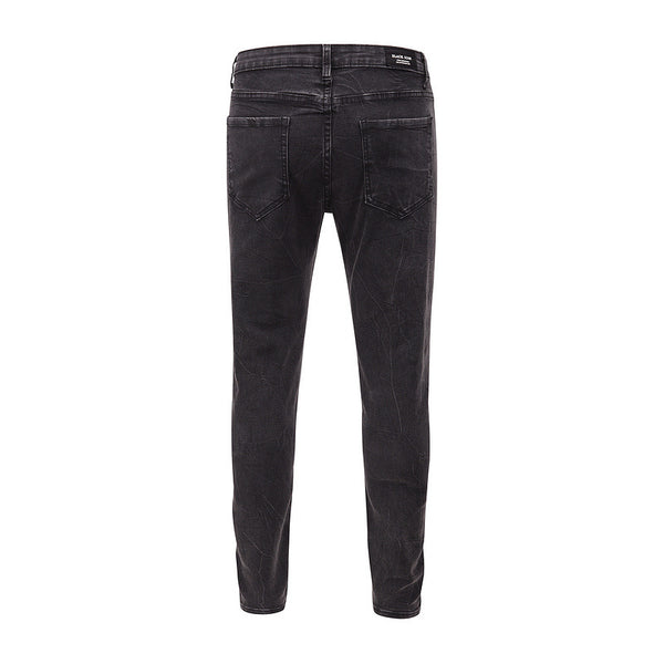 Jeans Slim Fit Efecto Nieve Desteñido
