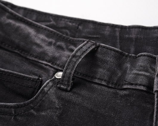 Jeans Slim Fit Efecto Nieve Desteñido - Image 4