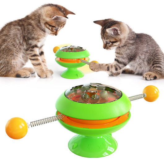 Juguete Interactivo Giratorio con Vara para Gatos - Image 4