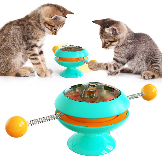 Juguete Interactivo Giratorio con Vara para Gatos - Image 3