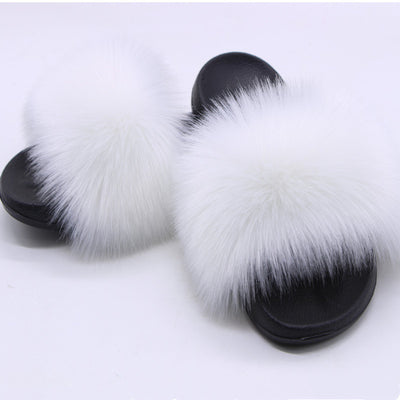 Pantuflas de Pelaje Sintético para Mujer - Cómodas, Antideslizantes y Acogedoras - Image 27