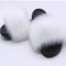 Pantuflas de Pelaje Sintético para Mujer - Cómodas, Antideslizantes y Acogedoras