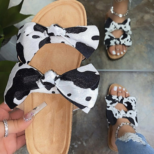 Pantuflas Planas con Moño para Mujer - Comodidad y Estilo