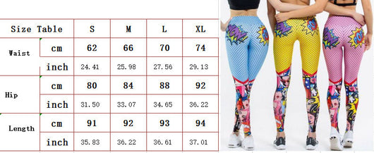 Leggins de Cintura Alta con Estampado de Dibujos Animados para Mujer - Image 7