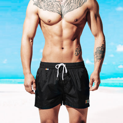 Shorts de Playa Deportivos Sueltos Arcoíris para Vacaciones - Image 10