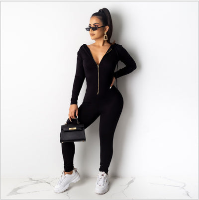 Jumpsuit de Sudadera con Cierre para Mujer - Image 8