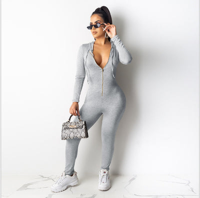 Jumpsuit de Sudadera con Cierre para Mujer - Image 10