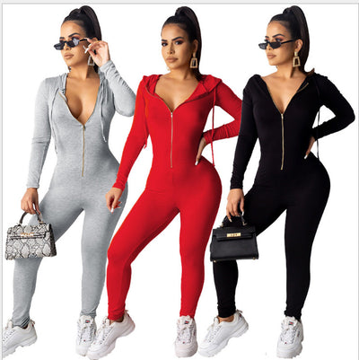 Jumpsuit de Sudadera con Cierre para Mujer - Image 2
