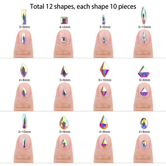 Set de Fresas para Taladro de Uñas en Resina AB Multicolor - Image 4