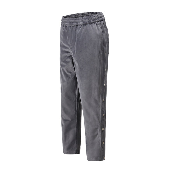 Pantalón de Chándal Retro Velvet con Pechera - Corte Recto