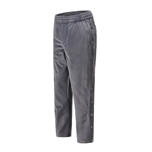 Pantalón de Chándal Retro Velvet con Pechera - Corte Recto
