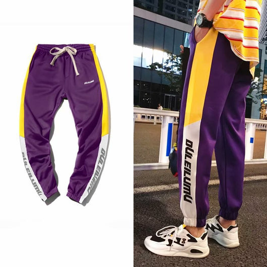 Pantalones Deportivos Holgados Hip-Hop Otoño National Tide - Image 2