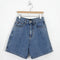 Short Denim Slim Cintura Alta
