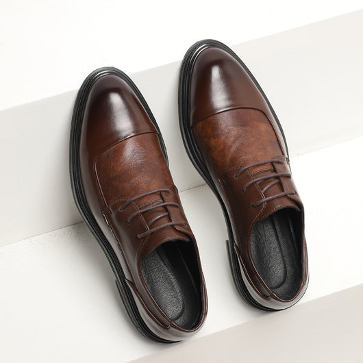 Zapatos de Cuero Inglés Punta Fina para Hombre - Estilo Casual Moderno - Image 7