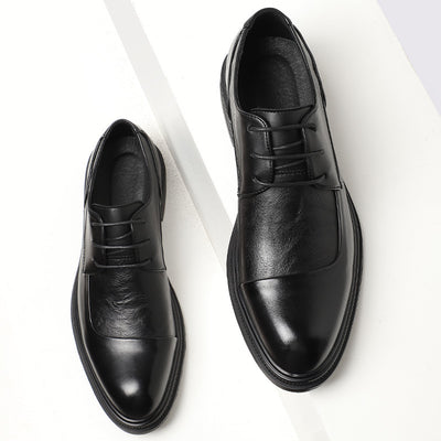 Zapatos de Cuero Inglés Punta Fina para Hombre - Estilo Casual Moderno - Image 8