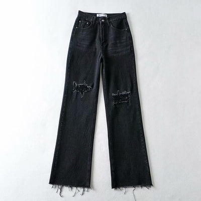 Pantalón Recto Cintura Alta Drapeado Estilo Europeo y Americano - Image 15