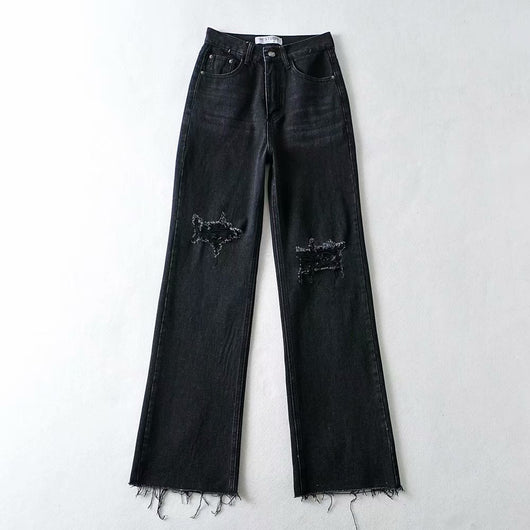 Pantalón Recto Cintura Alta Drapeado Estilo Europeo y Americano - Image 7