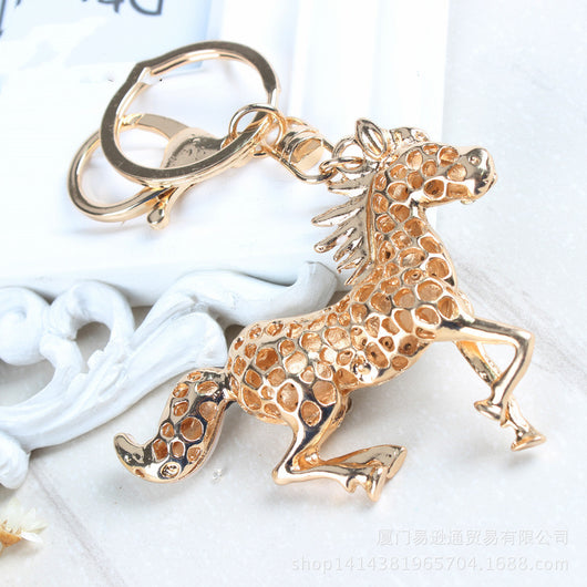 Llavero de Cristal Diamante Caballo Zodiacal para Hombre - Image 6