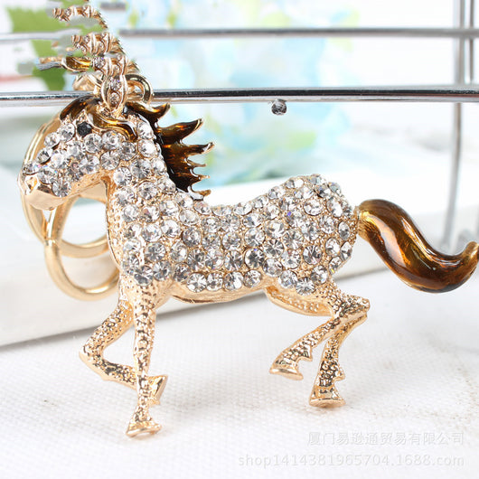 Llavero de Cristal Diamante Caballo Zodiacal para Hombre - Image 7